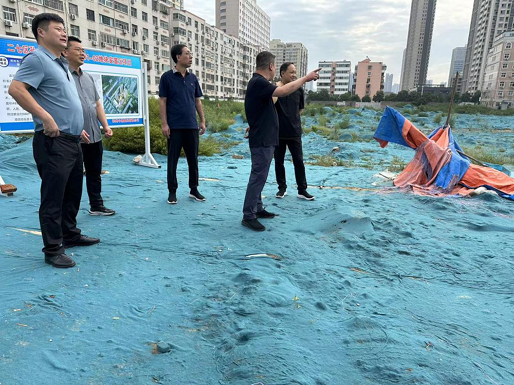 集團公司黨委委員、副總經(jīng)理張巖到侯寨新鎮(zhèn)區(qū)安置區(qū)調(diào)研項目建設工作